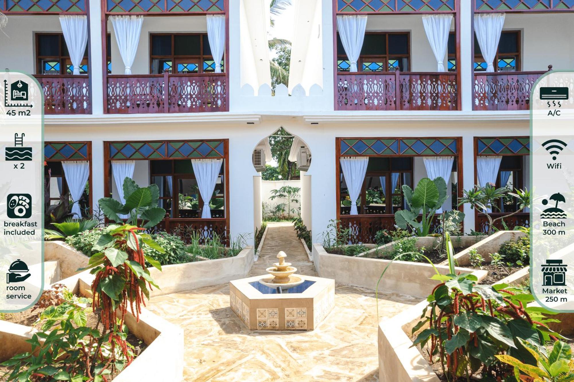 Tasneem Islamic Luxury Suites Jambiani  Buitenkant foto